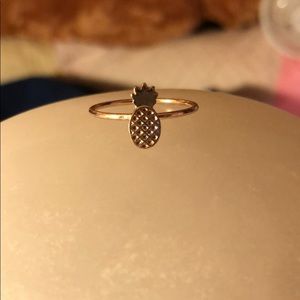 Gold pineapple ring